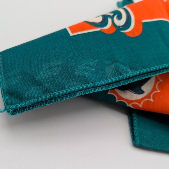NFL Miami Dolphins 1999 Bandana Handkerchief Vintage - Picture 9 of 12